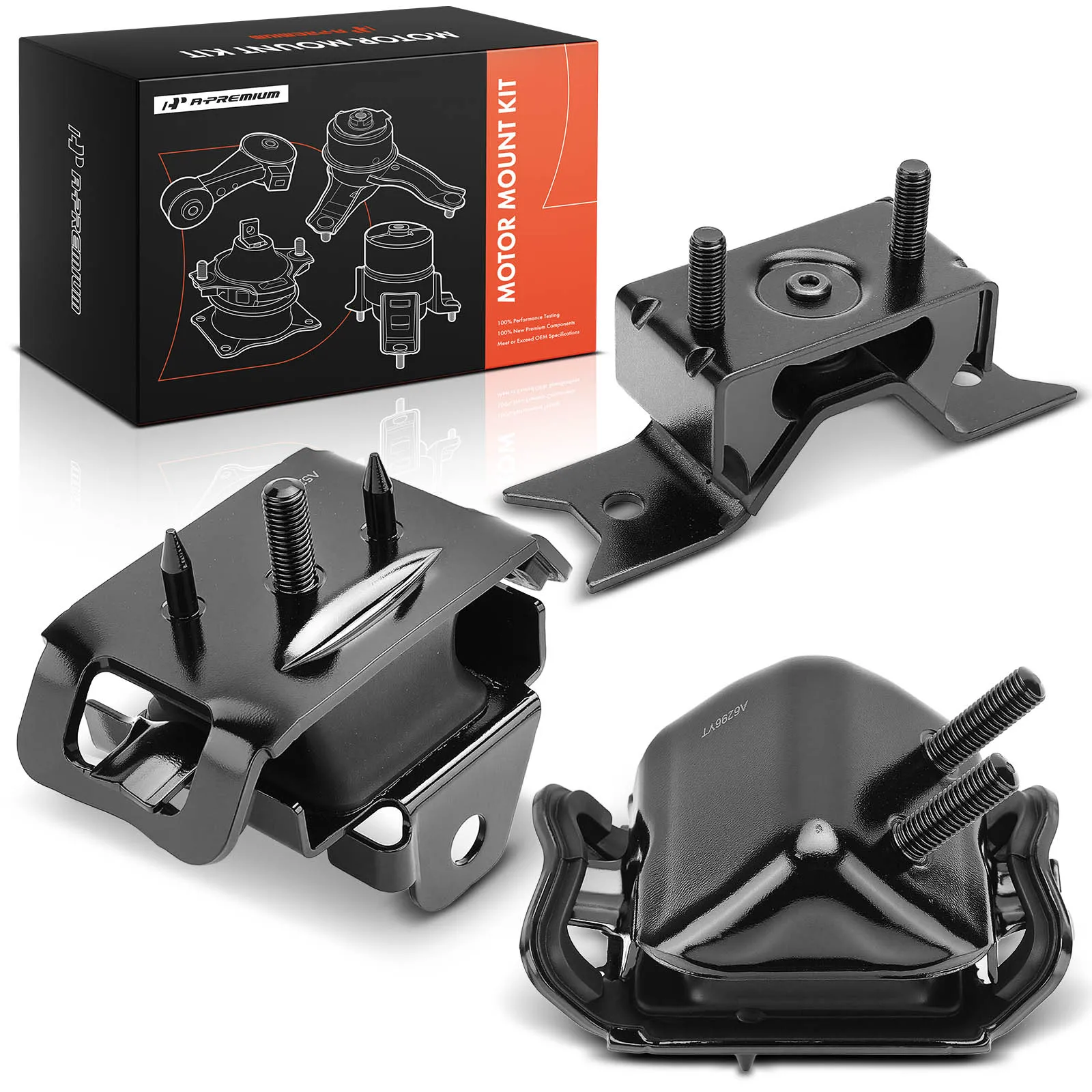 A-Premium 3pcs Engine Motor Mount & Transmission Mount for Ford Explorer 2002-2005 Lincoln Aviator 2003-2005 Mercury Mountaineer