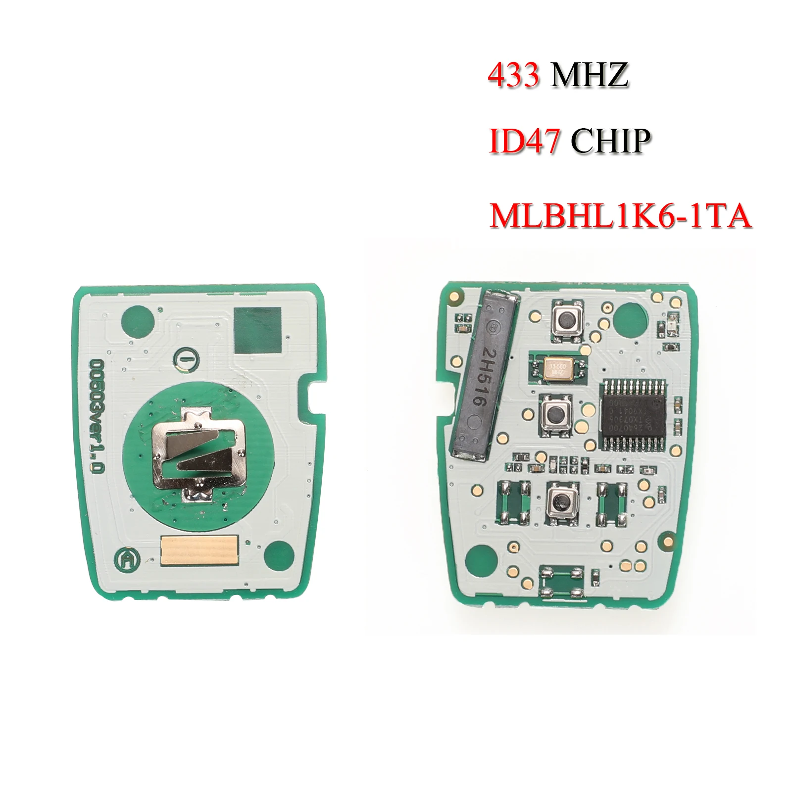 Jingyuqin MLBHL1K6-1TA Fernbedienung Auto Schlüssel Für Honda Accord Civic City CRV HRV Fit Jazz 2/3/4 Tasten ID47 PCF7961 Chip 313,8/433 MHZ