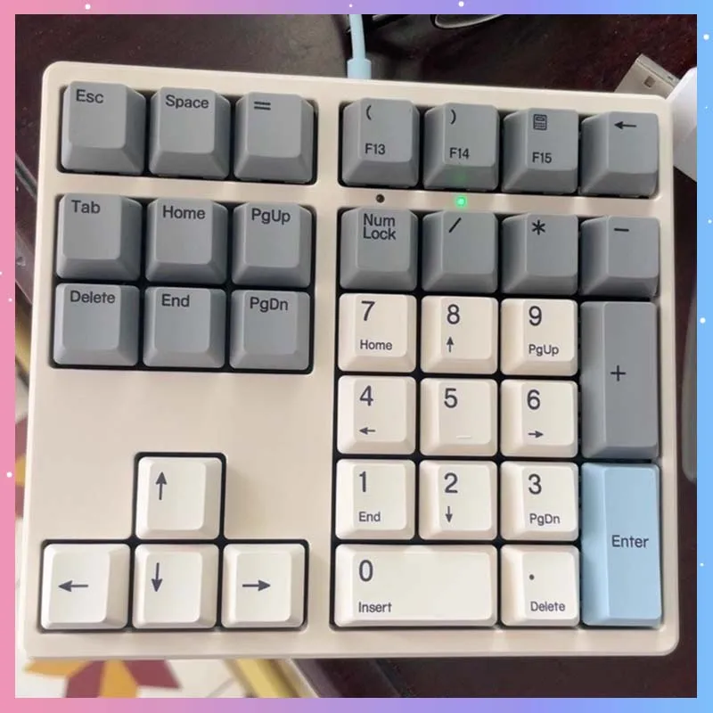 Magic-Force Mf34 لوحة المفاتيح الرقمية الميكانيكية 2.4G Wireles Hot-Swap Switc دفتر خارجي المالية المحاسبة أمين الصندوق لوحة المفاتيح