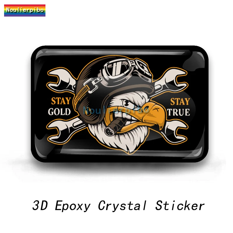 3D Resin Gel Sticker Helmet Eagle Dome Decal Racing Special Silicone Decal Waterproof Decal for Helmet Laptop Motorcycle Trunk - Image 5