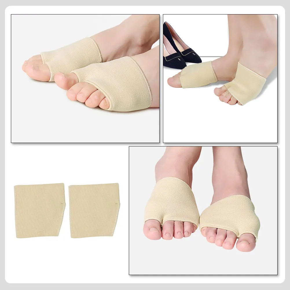 

2pcs Anti wear Forefoot Pads Metatarsal Cushions U shaped Insoles for Standing Running Dancing Reduce Friction Discomfort Foot