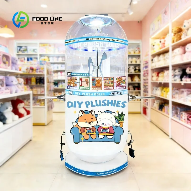 Two-Person Operation Simultaneous Filling Plush Toy Machine PP Cotton DIY Handcraft Specialized High-Efficiency Cotton Filler