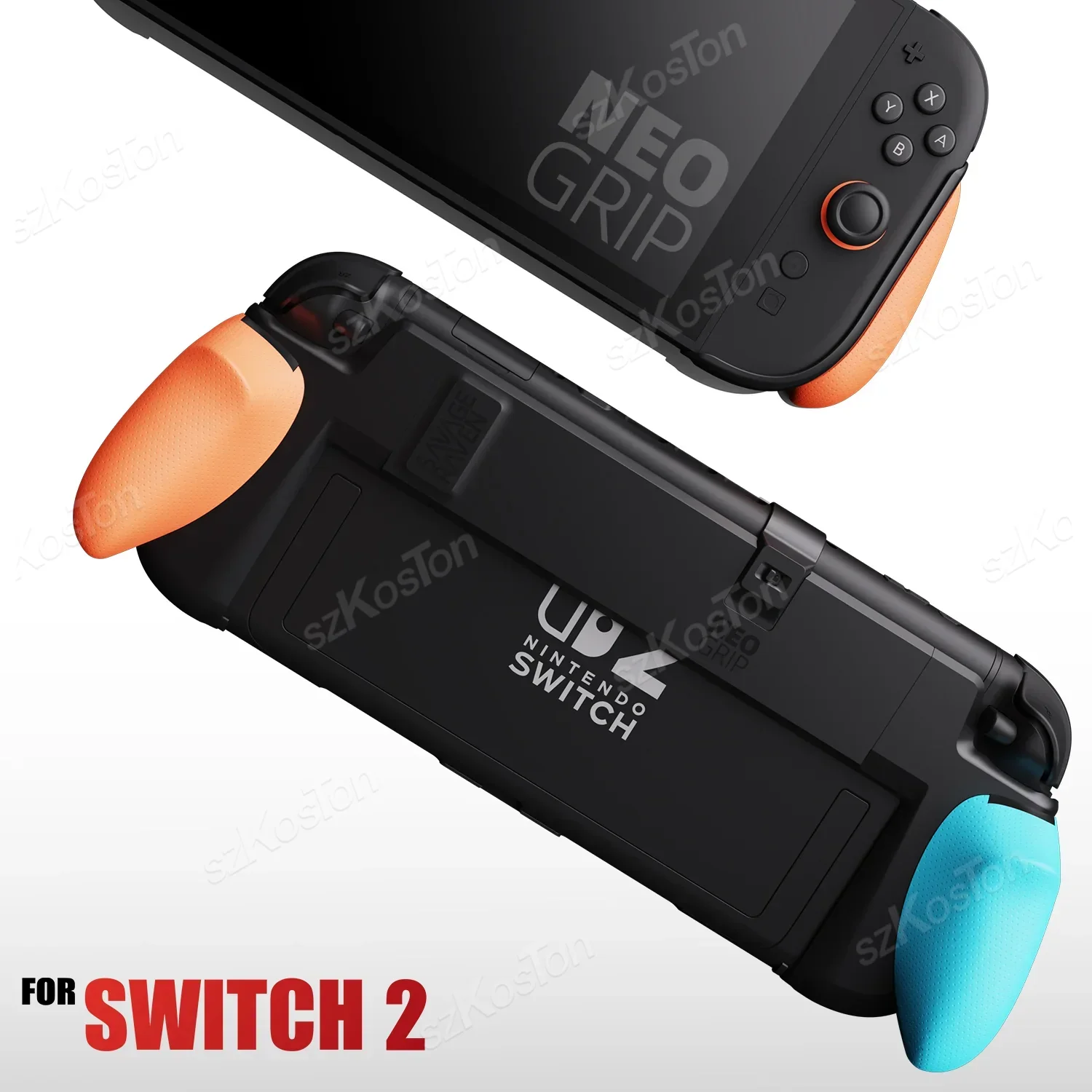 NeoGrip with Replaceable Ergonomic Grip Protective Case for Switch 2 Games Console Hard Shell Grips for Switch2 Accessories