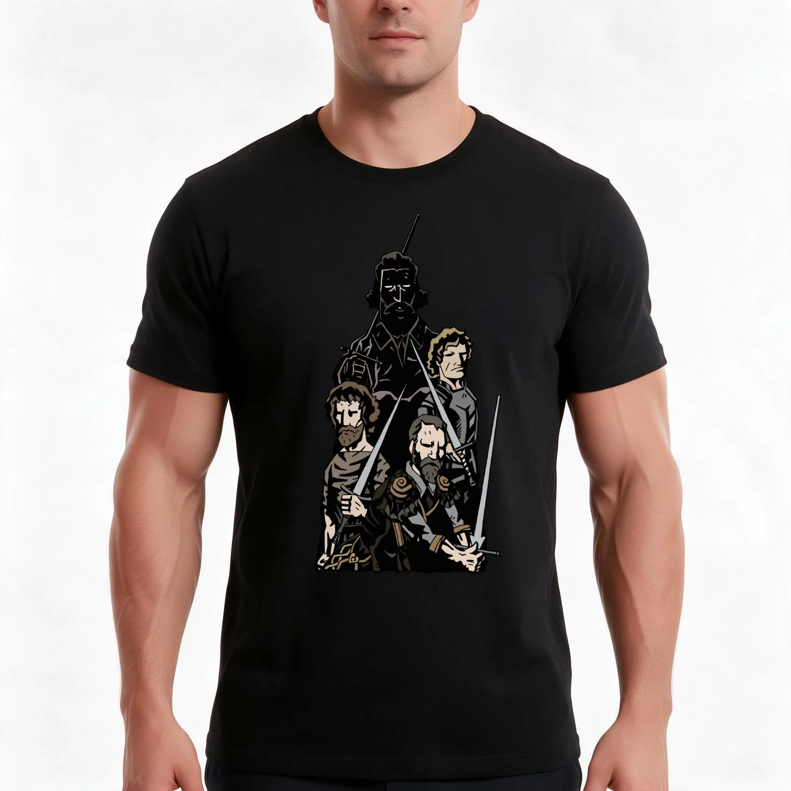 German Masters (Other Colours) T-Shirt, Summer Casual Cotton Tee, Oversized Streetwear Tops, Vintage Graphic Print, 100% Cotton