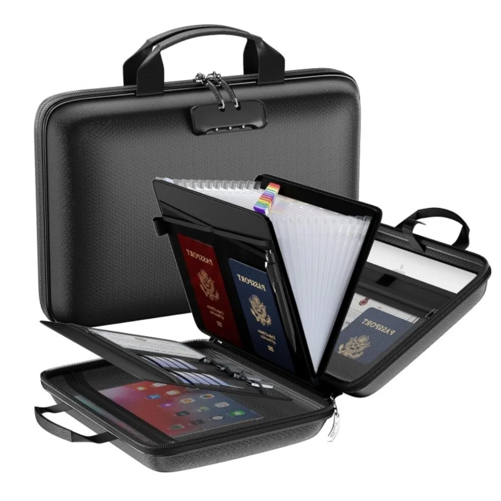 hard-shell-fireproof-file-organizer-with-lock-waterproof-large-capacity-fireproof-document-box-with-pocket-expanding-design