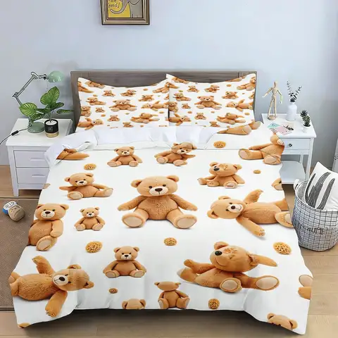 Teddy Bear Bed Cover -AliExpress