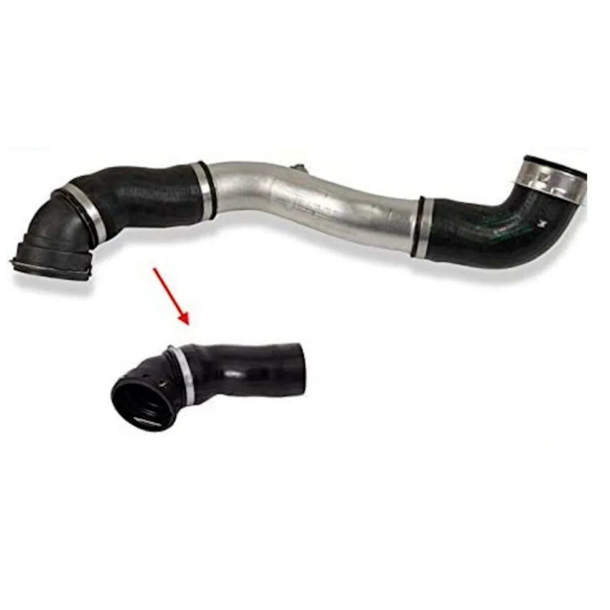 Intercooler Turbo Hose Top Left For Bmw E90 E91 E92 325D 330D 335D 11618506078