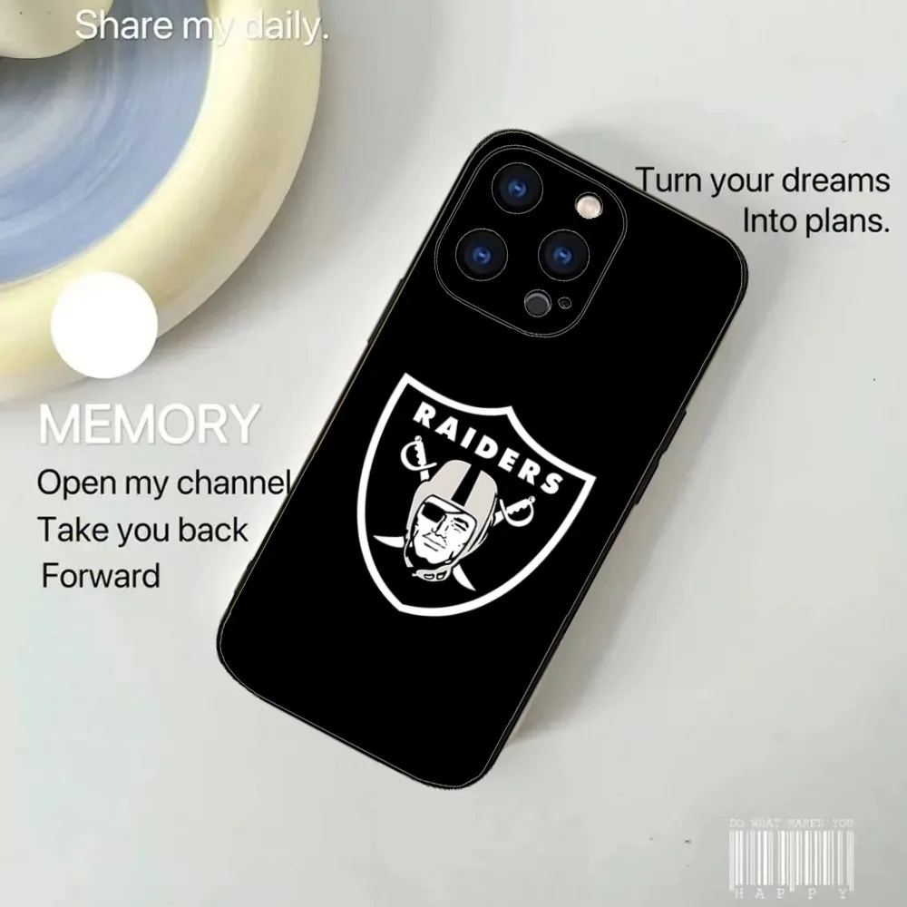 Oakland Raiders Phone Case For Iphone 15 11 13 14 Pro Max 7 8 Plus X Xr Xs Max 16pro 12mini Cover Case