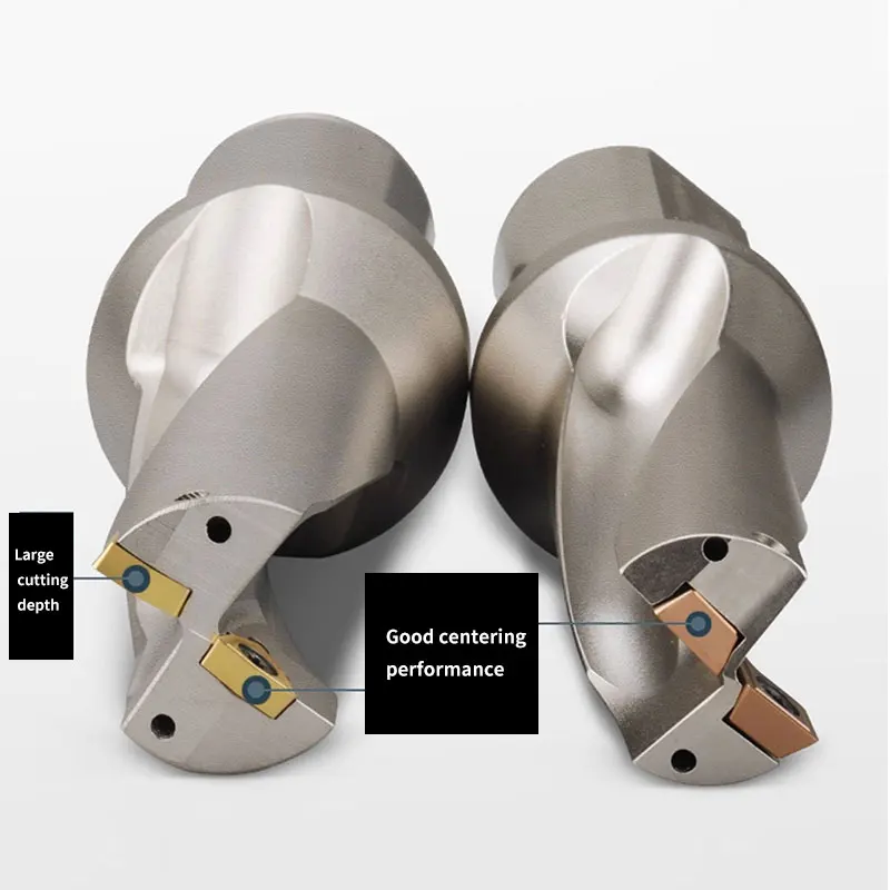 U Drill 2D 3D 13-40mm Indexable Internal Cooling  Carbide Drill with SPMG WCMT Insert CNC Lathe Holder