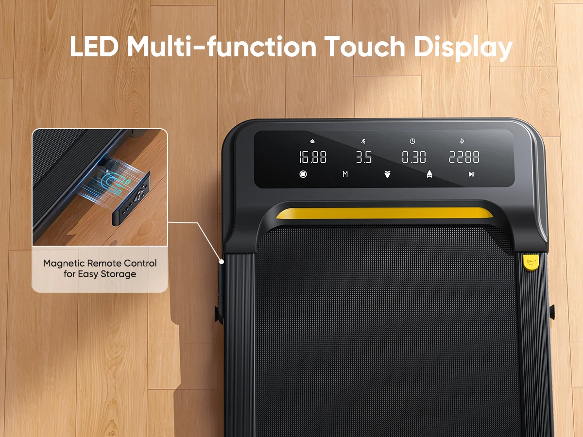 Toputure Elektrisches Klappbares Laufband für Zuhause mit Steigung 12 km/h Smart App-Steuerung LED-Display Geh- und Laufpad für Heim und Büro – Detail 35