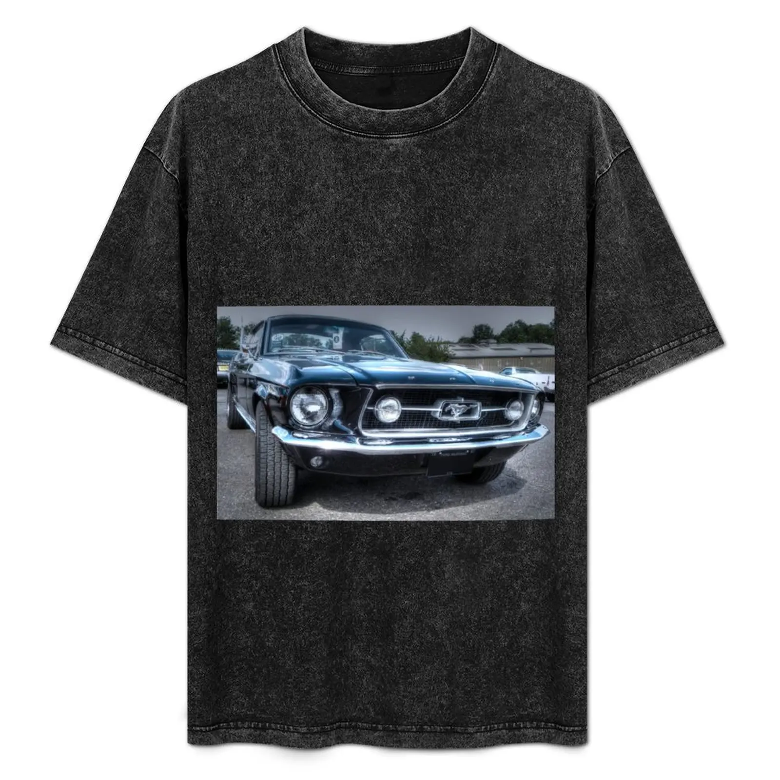 1967 Ford Mustang T-Shirt, Vintage-Kleidung, lustige Geschenke, übergroße Grafik-T-Shirts, Designer-Shirts, große und große Herren-T-Shirts