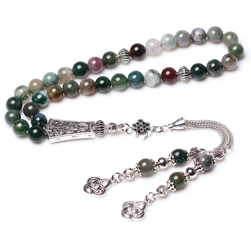 

Misbaha Tasbih islam sibha natural india agate stone allah prayer beads muslim rosary 6 buyers