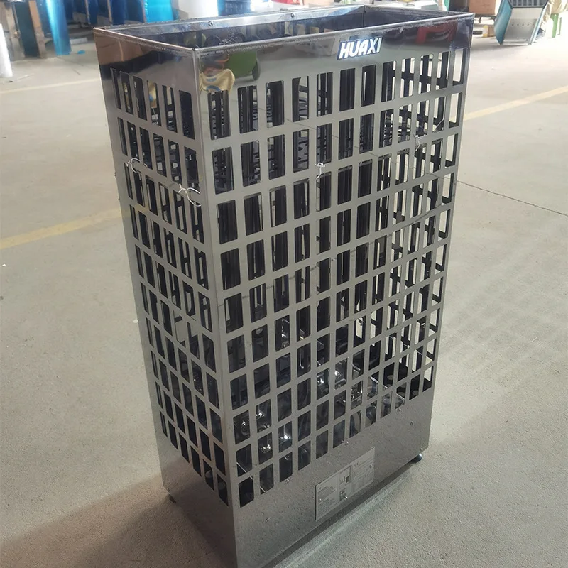 Sauna room equipment Square sauna furnace Stainless steel electric heating Dry steam Sauna sweat equipment Hyperthermia