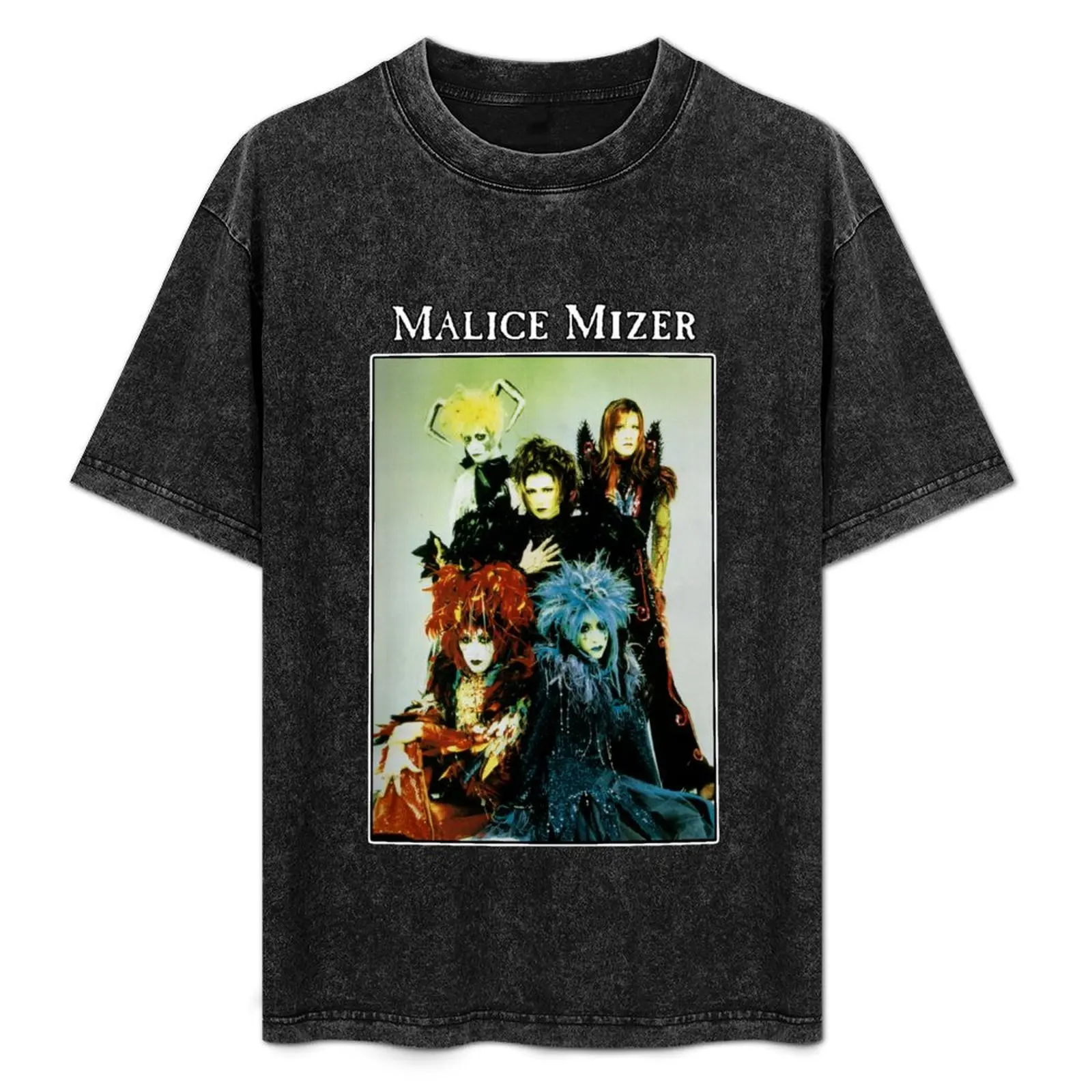 

MALICE MIZER - merveilles Era Band Picture (Visual kei J-rock band with Gackt & Mana) T-Shirt Classic Crew Neck Cotton T-Shirt