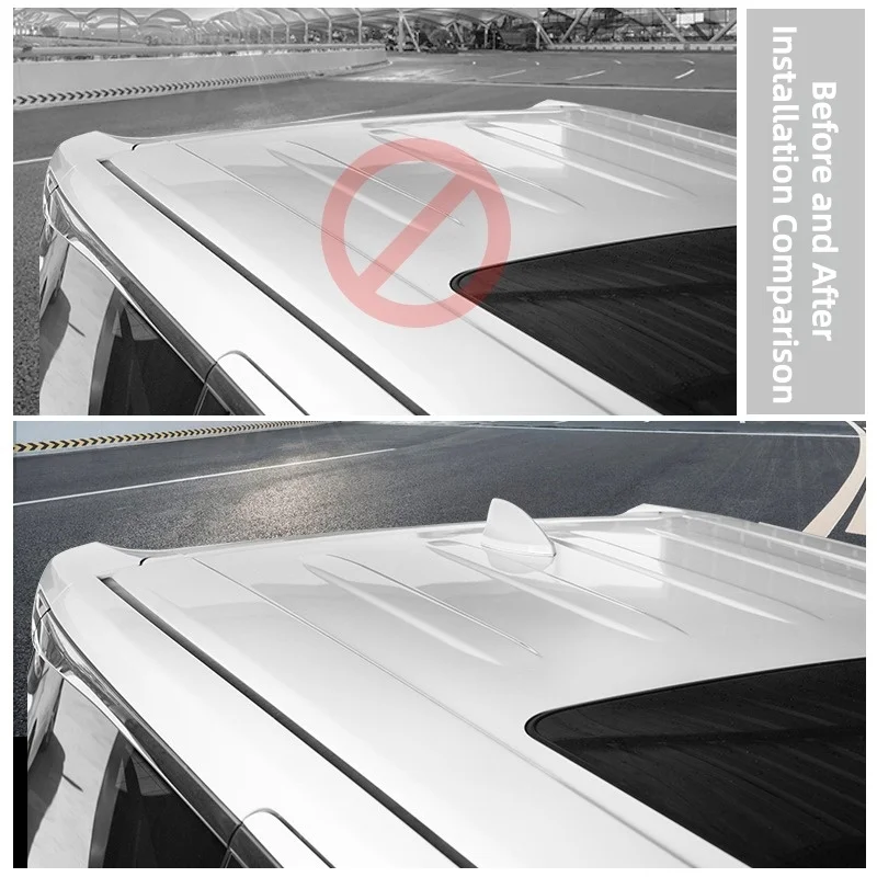 لتويوتا ألارد/Vellfire 30 Seies 2015-2023 سيارة ألياف الكربون نمط هوائي زعنفة القرش غطاء الكسوة سقف السيارات الزخرفية