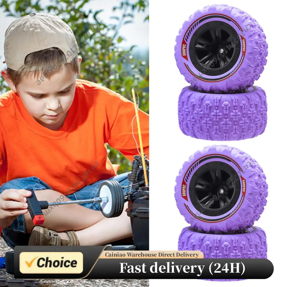 

Комплект из 4 шт. 12-мм шестигранных колес и шин для радиоуправляемых моделей, грязевые шины-«когти» для бездорожья, аксессуары для радиоуправляемых машин 1/14, 1/16, краулеров