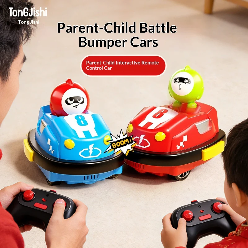 

Remote Control Bumper Cars With Ejectable Driver 2 Player Battle Family Interactive Toys For Boys Kids Birthday New Year Gifts