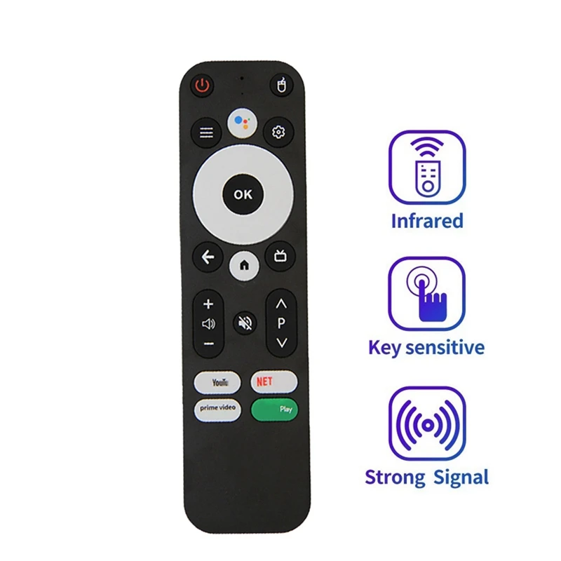 รีโมทคอนโทรลสำหรับ mecool KM2 KM2 PLUS Onn Android 4K UHD TV Box Bluetooth Voice REMOTE