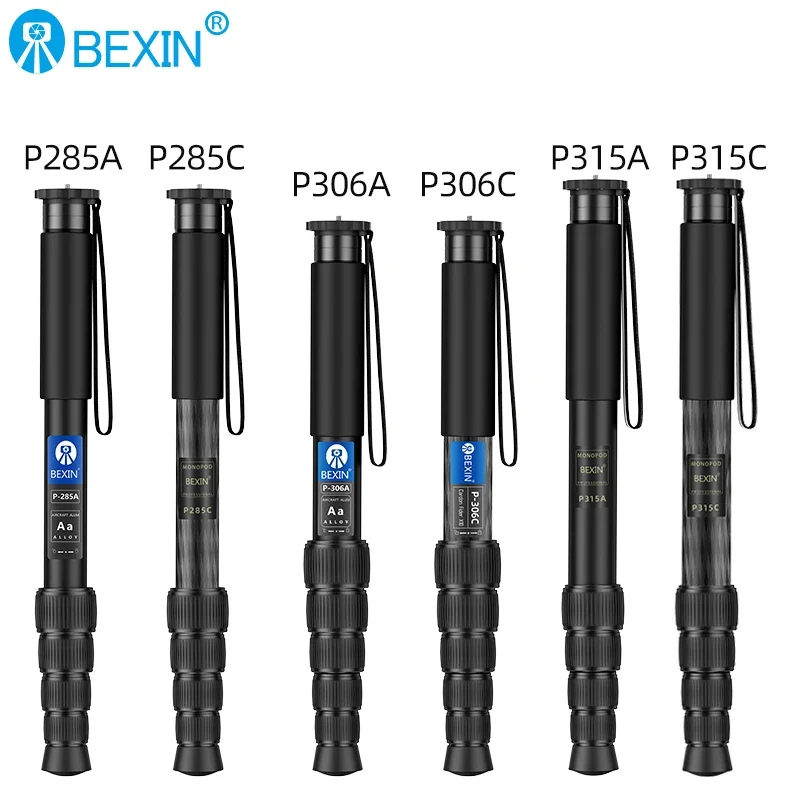 BEXIN Aluminum Monopod Travel Camera Phone Support Rod Walk Stick Lightweight Portable Flexibe Unipod Dslr Video Camera Monopod