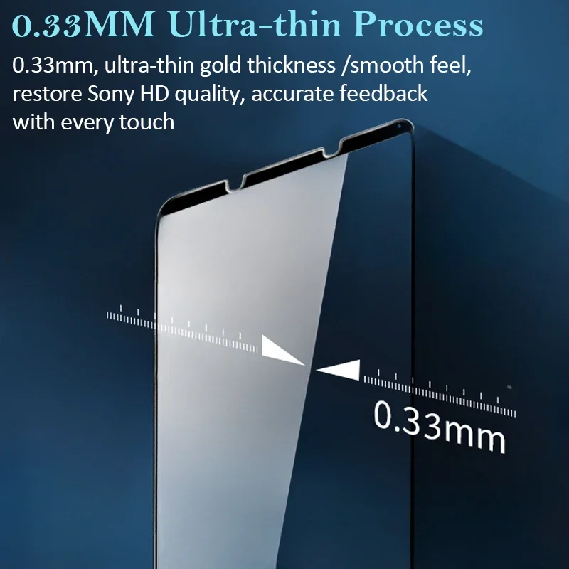 3Pcs Full Coverage Tempered Glass For Sony Xperia 1 10 VI Full Glue Screen Protector For Xperia 1 5 10 V HD Protective Film