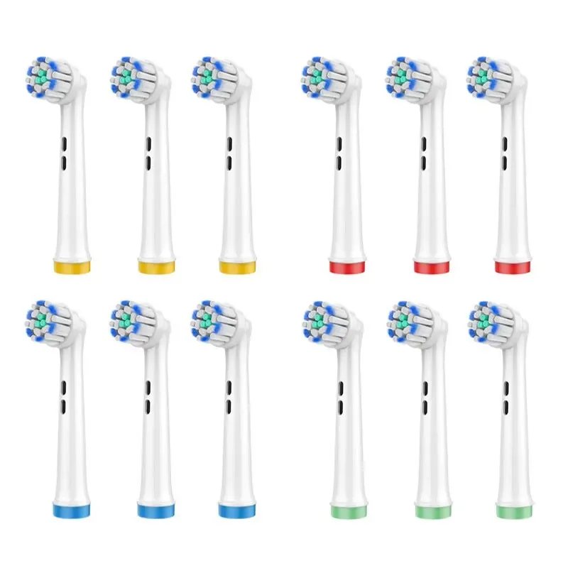 

4 Replacement Brush Heads For Oral-B Electric Toothbrush Fit Advance Power/Pro Health/Triumph/3D Excel/Vitality Precision Clean