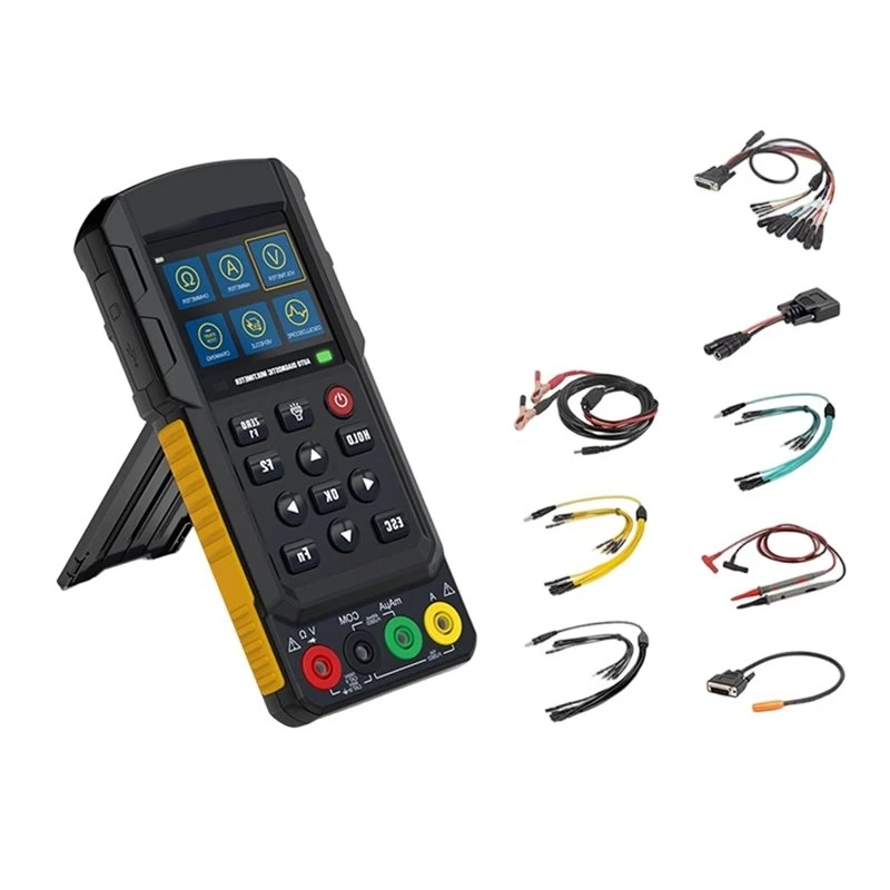AS60-Auto Diagnostic Multimeter Car Circuit Tester With Injector Relay Test Oscilloscope/Canking Analog Signal/K, CAN Support