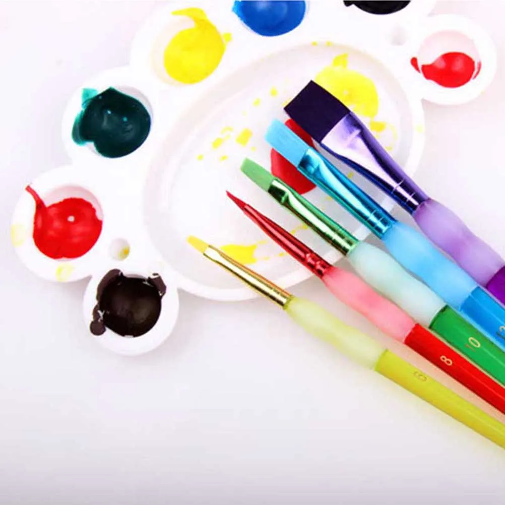 

5 Pcs Oil Paintbrush Easy to Carry Painting Brushes for Durable Kids Art Tool Set