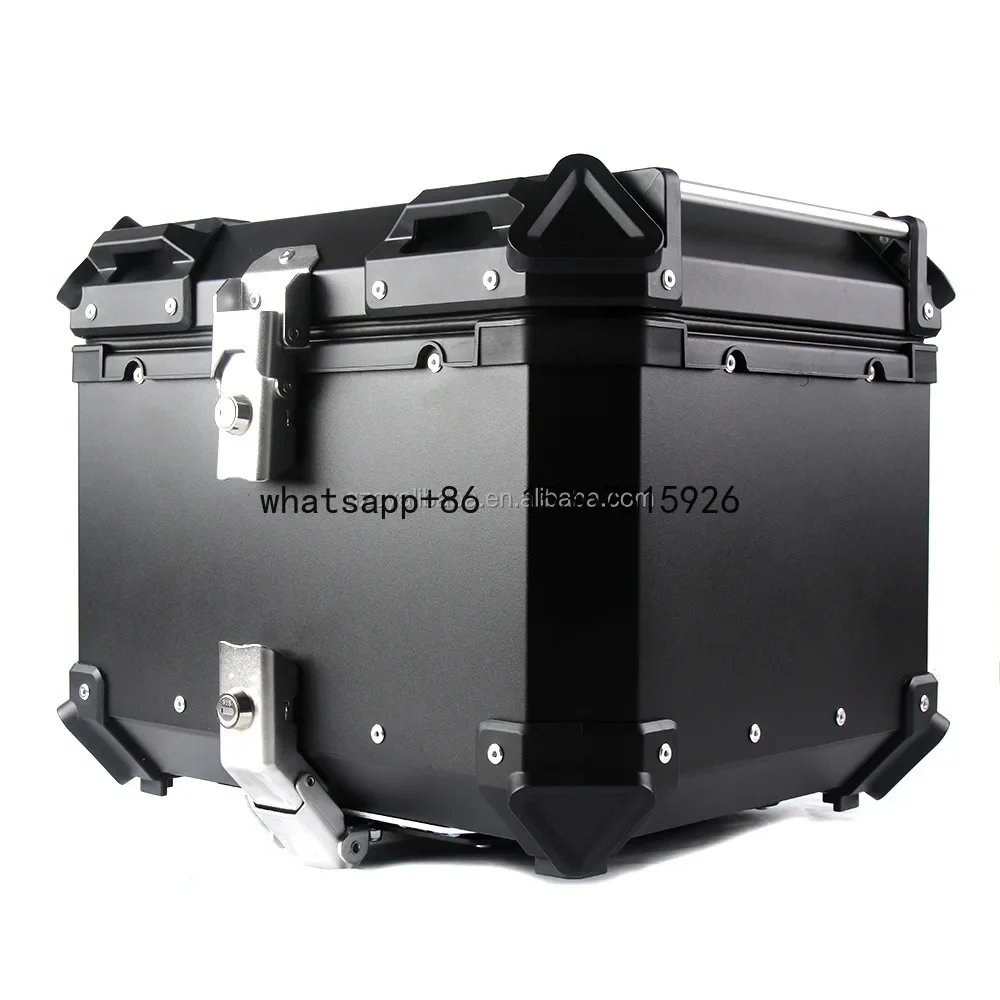 Waterproof motorcycle trunk Aluminum alloy multi-gauge storage box Suitcase Suitcase