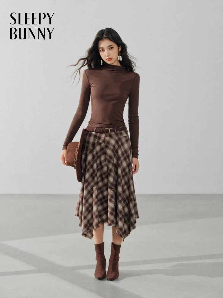 Women Soft Modal Turtleneck Knit Top Long Sleeve Slim Fit Thermal Base Layer Shirt Lady Spring Elegant Stretchy Warm Innerwear