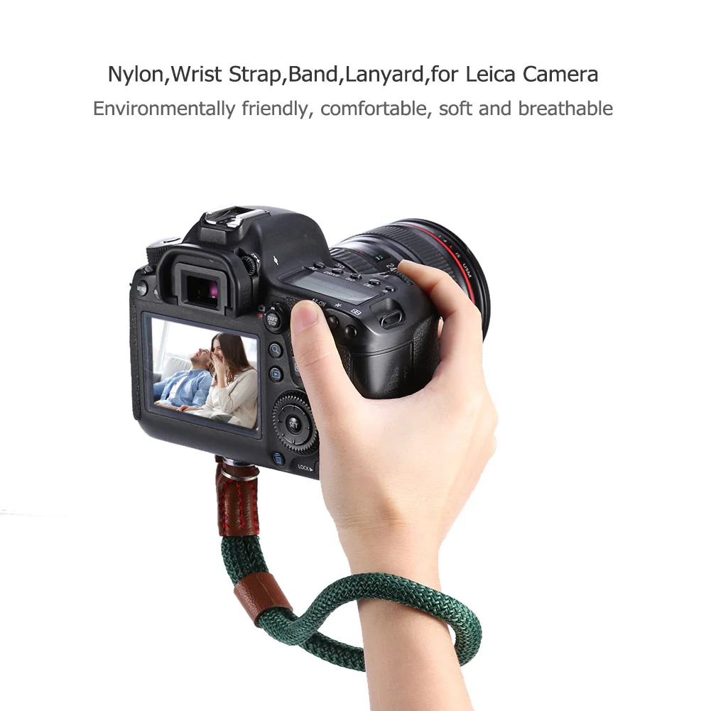 Nylon Rope Camera Wrist Strap Wrist Band Lanyard for Leica Digital Camera