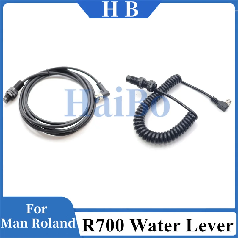 

HaiBo Best Qual R700 Датчик уровня воды, кнопка переключения, кабель для Man Roland 700 900, датчик медиадатчика, запасные части с прямой головкой