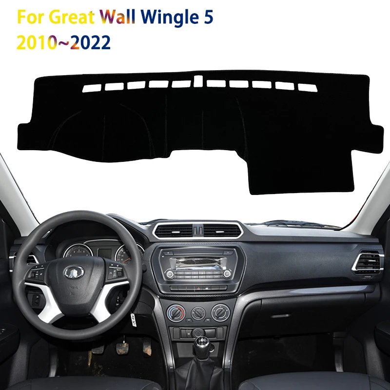 Dashboard Cover Dashmat Pad Dash Carpet Protection Board Sunshade Avoid Light Cape for Great Wall Wingle 5 Steed V240 2010~2022