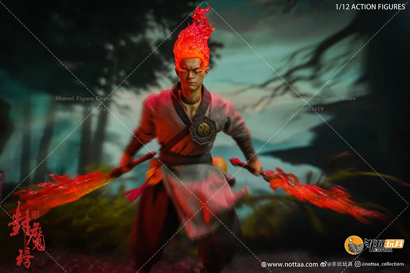 متوفر طبعة فاخرة 1/12 مقياس ختم قائمة شيطان الشيطان القاتل يان شياو شي 6 بوصة مجموعة كاملة عمل الشكل الذكور الجندي اللعب #3