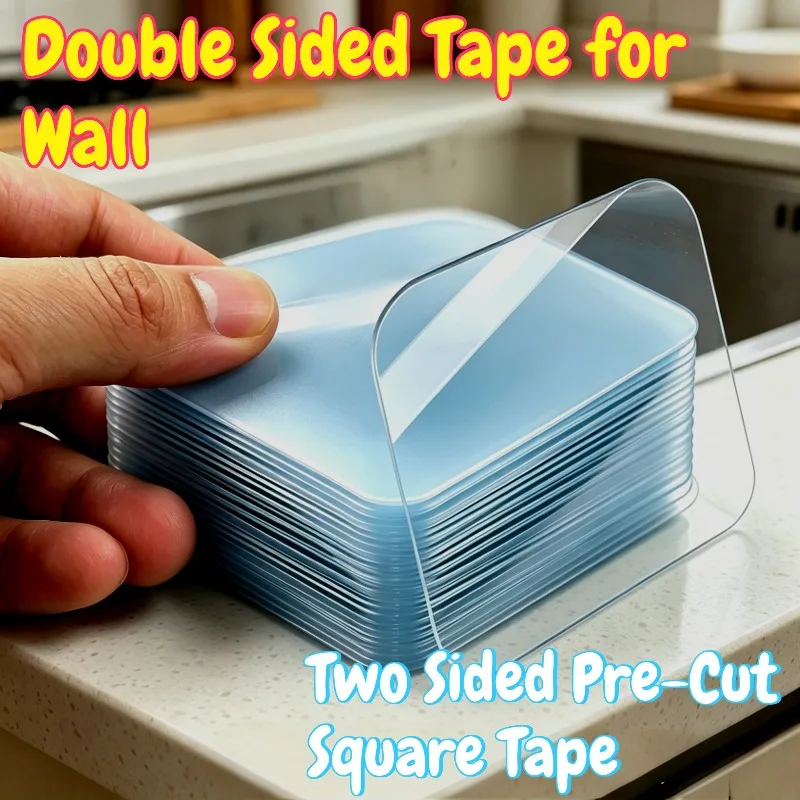 Double Sided Tape Adhesive Pads for Mounting Waterproof High Viscosity  Self Adhesive Pads for Home Wall Decor Photo Frame Hook