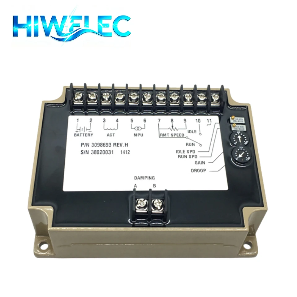 Speed Control Board 3098693 Governor Controller Compatible with the Original Generator Spare Parts