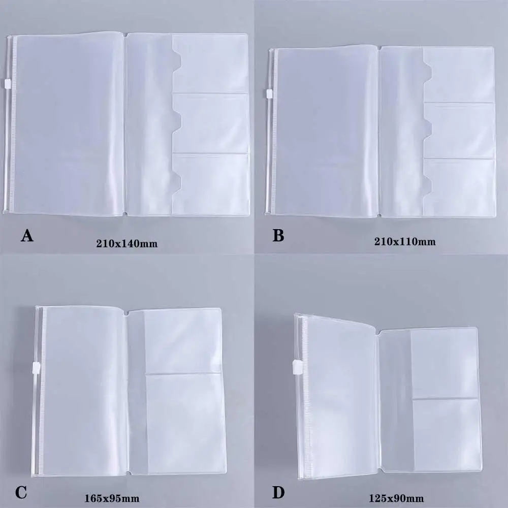 Zak Paspoort Kaarthouder Opslag Notebook Opbergtas Notebook Rits Tas PVC Rits Tas Journal Planner Kaarthouder