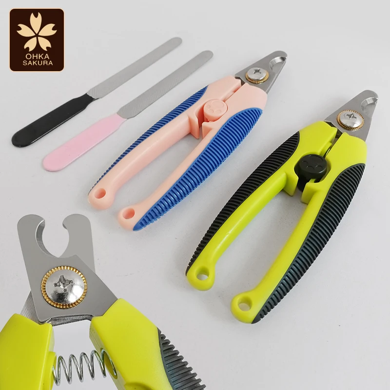 Pet Grooming Cat and Dog Nail Clippers Small Dog Teddy Golden Retriever Dog Nail Scissors Filing Knife pet groomer  Ergonomics