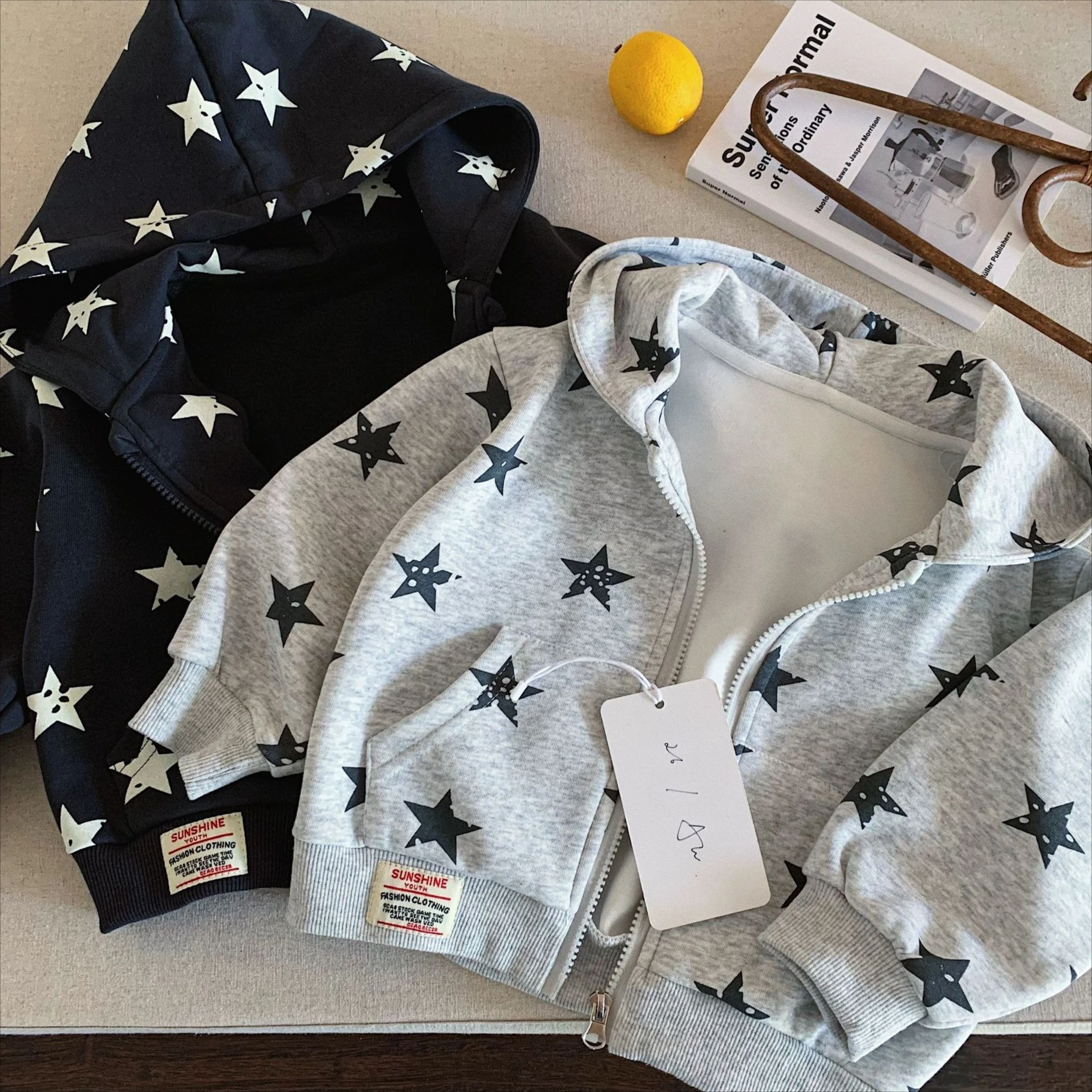 Boys' Coat 2026 Spring and Autumn New Children's Clothing Korean Style Boys and Girls Full Print Hooded Hoodie Jacket