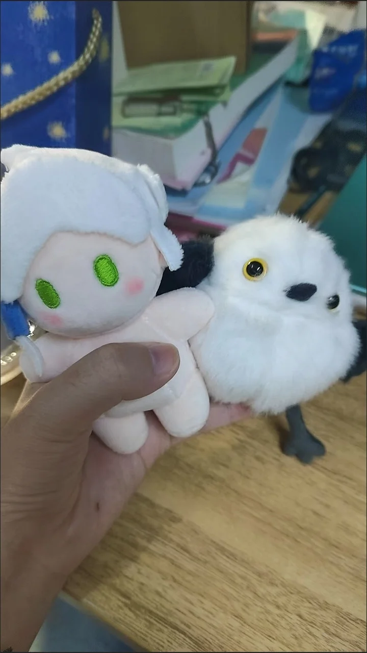 10 Cm Nude Doll Sky:Children of the Light Initial Stuffed Plush Keychain Doll Printed Dress-up Cotton Doll Toys for Kids Xmas