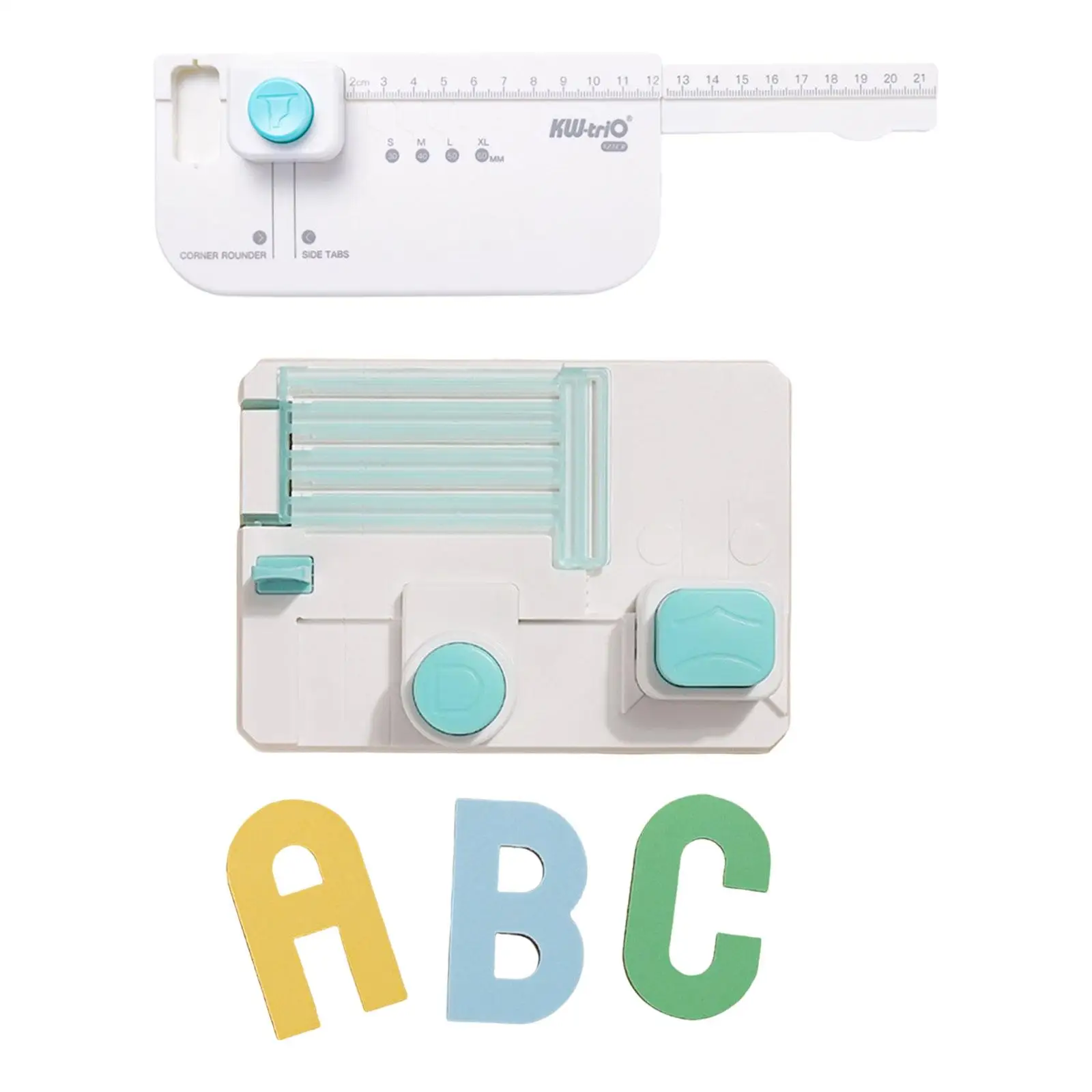 Separator Page Making Board Tab Divider Supplies Label Punching Plate Tab Puncher Paper Craft Scoreboard for Scrapbooking