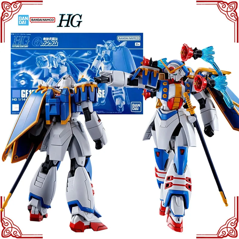 

In Stock Genuine Bandai Gundam Model Kit HG 1/144 GF-13-009NF Gundam Rose Anime Action Figure Collection Assembly Model Boy Toys