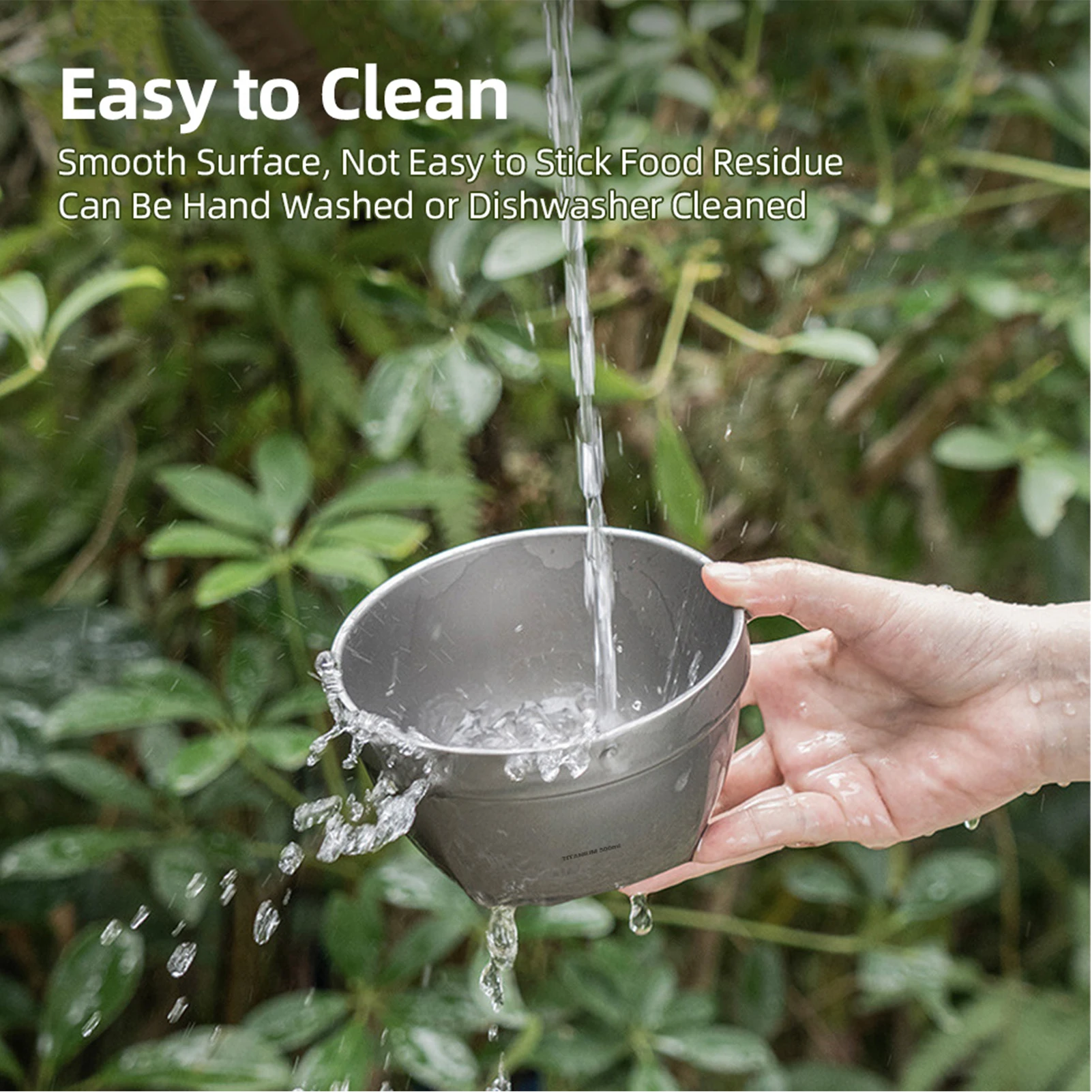 وعاء خفيف للغاية بطبقة مزدوجة للتخييم في الهواء الطلق والنزهات وسلطة شوربة الأرز بسعة 500 مل مقاوم للحرارة مع حقيبة تخزين #4