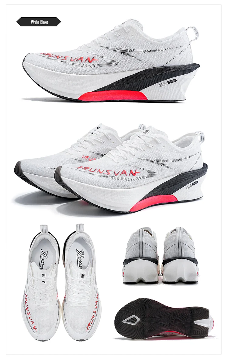 IRUNSVAN Carbonplatten-Laufschuhe mit stabiler Dämpfung eignen sich für Trainingstests und Marathon-Sportschuhe, Unisex 125 – Detail 34