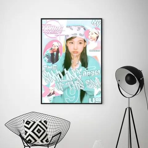 Canvastavla Kpop T-twice Poster Tryck Väggbilder Vardagsrum Heminredning Liten 8 best sales två gånger affisch - №1