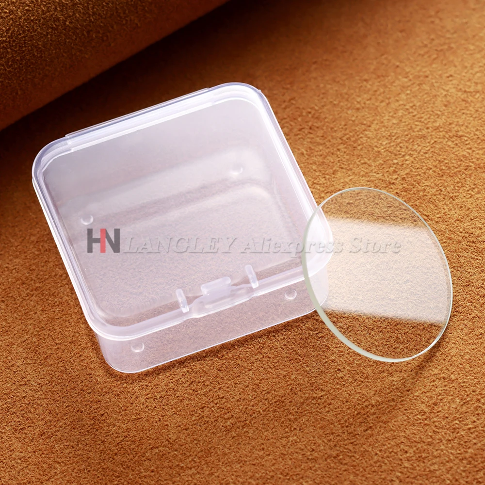 ساعة مستديرة الزجاج استبدال شقة 1.5 مللي متر سميكة في أقطار 28-38 مللي متر كريستال شفاف 1/2/5 قطعة 29 مللي متر 30 مللي متر 31 مللي متر 32 مللي متر 34 مللي متر 36 مللي متر