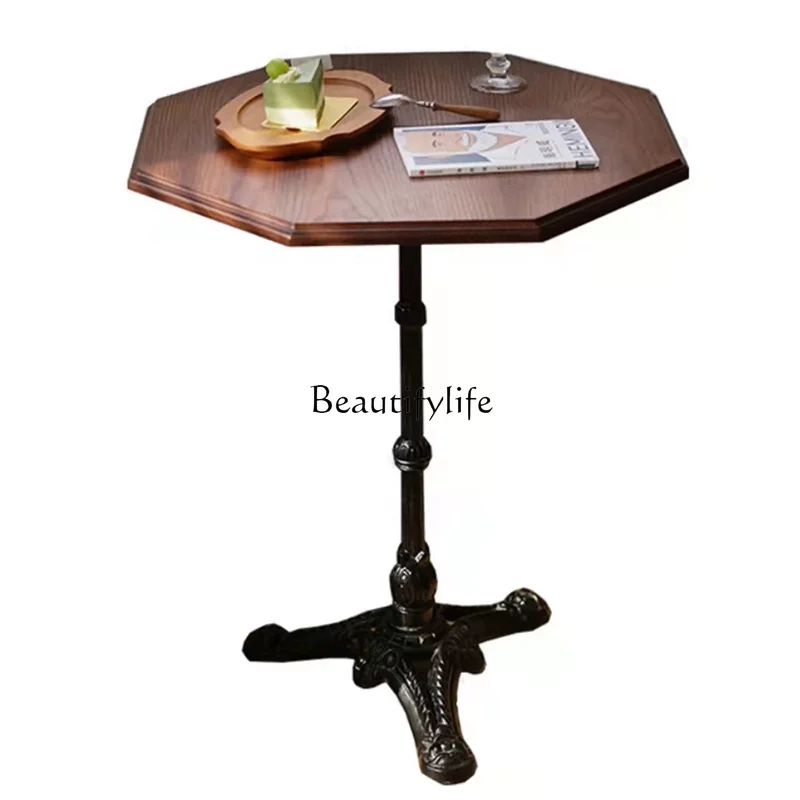 American Western Restaurant Table Cafe Quiet Bar Vintage Solid Wood Conference Table