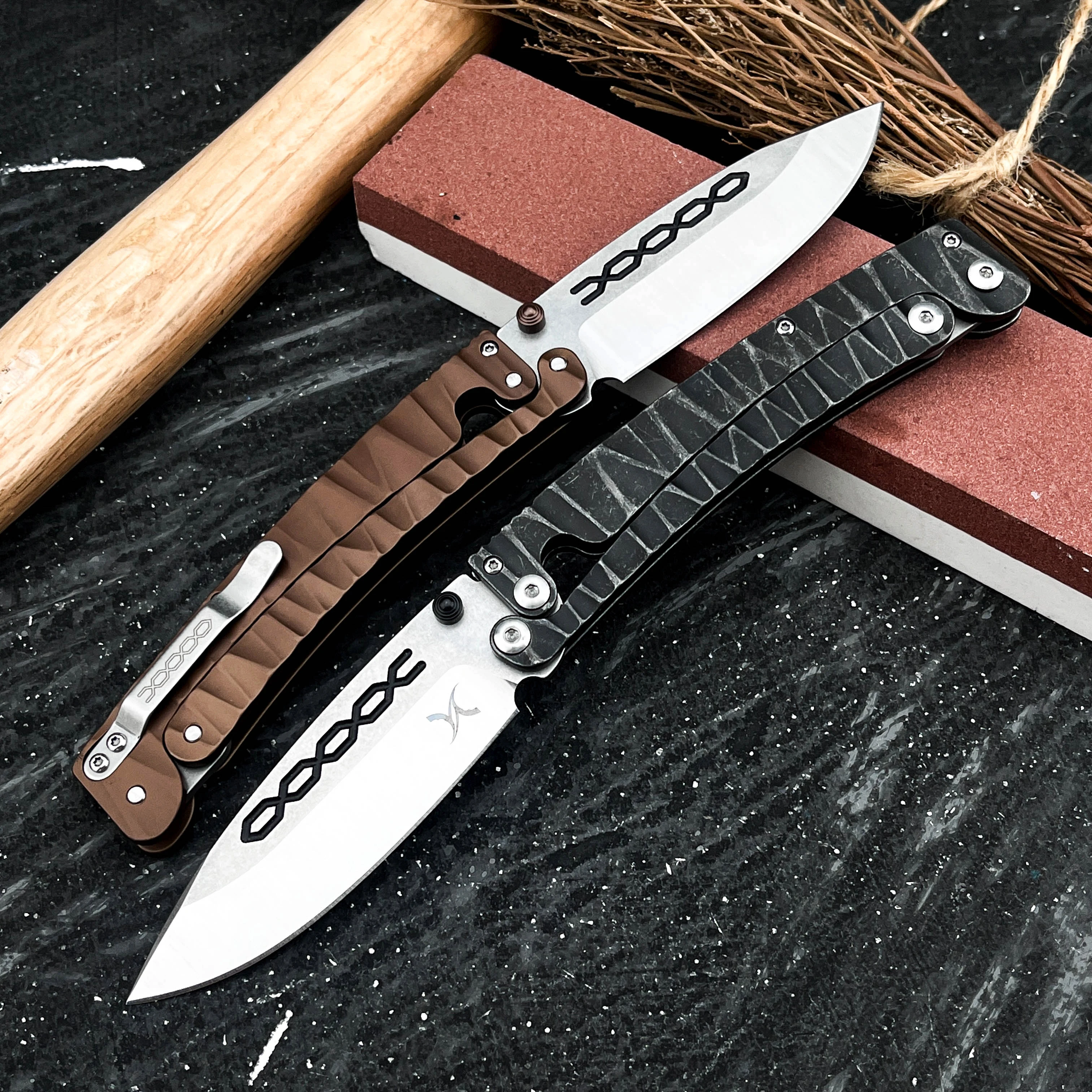 Everyday Carry (Edc) Knife - Pisau Lipat Saku EDC HUAAO untuk