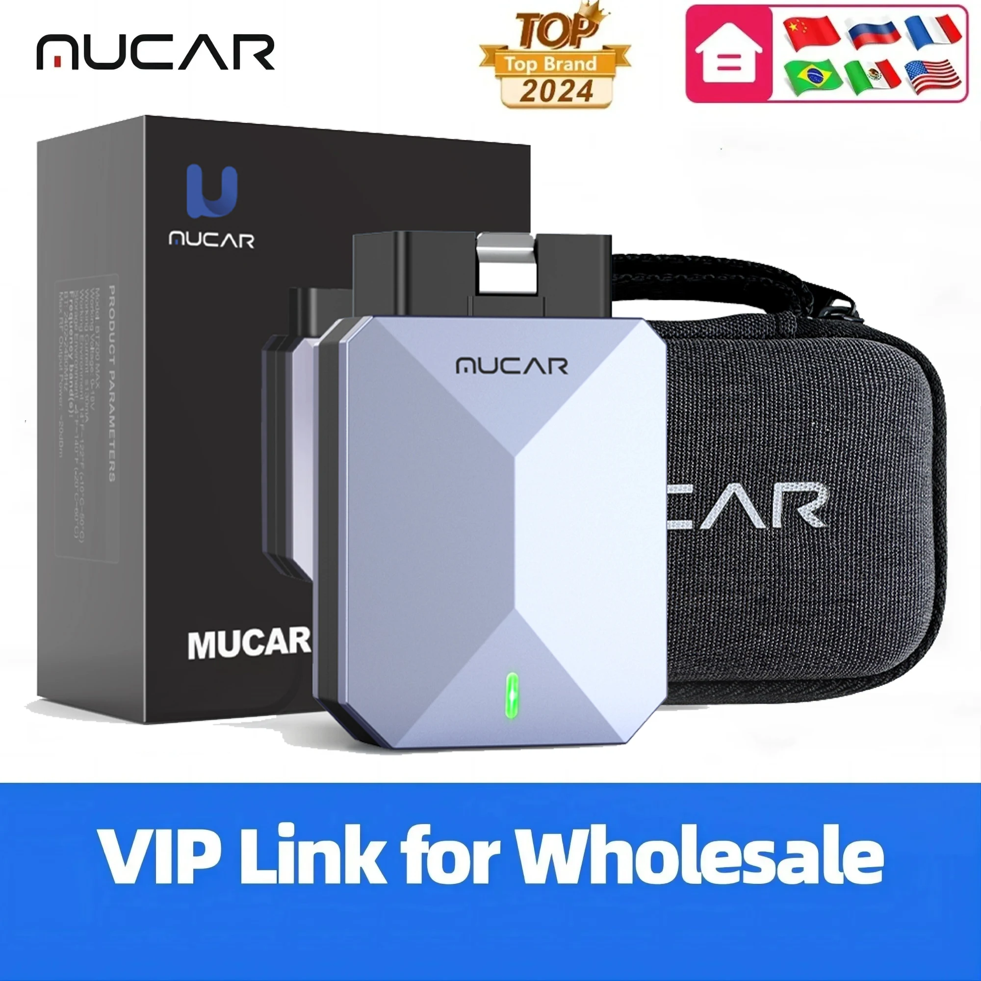 

Диагностический сканер MUCAR BT200 MAX для всех систем OBD2, с пожизненным бесплатным обновлением, поддержкой CAN FD и двунаправленной связи.