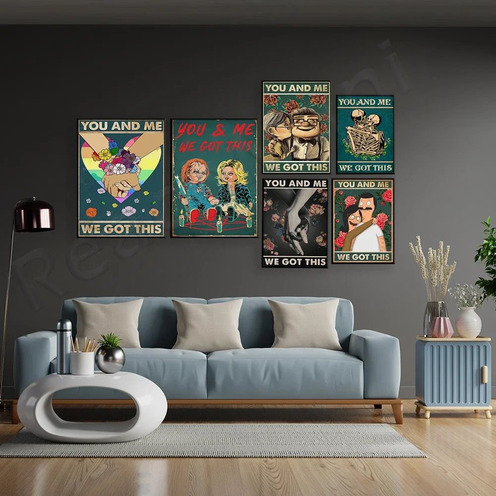 ملصق الحب، أنت وعائلتي، أنت وأنا حصلنا على هذا الملصق، العائلة، ملصق الزوجين