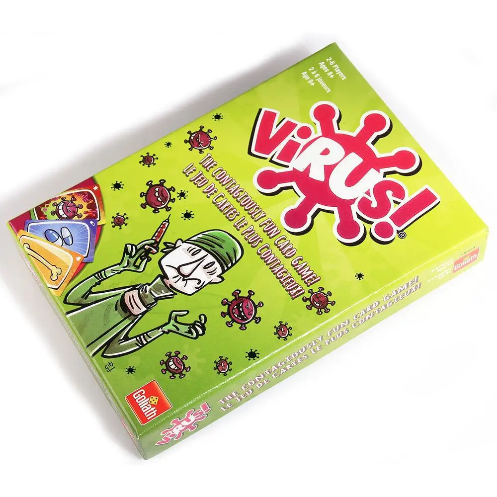 1 Box Virus Infection Card Game The Contagiously Fun Card Game Virus Party Game For Fun Family Game Casual Party Game Card